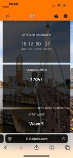 Marathon Rotterdam 13-4-25, Tickets en Kaartjes, Eén persoon