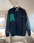 Jas zwart met groen baseball maat M, Ophalen of Verzenden, Zo goed als nieuw, Maat 38/40 (M), Zwart