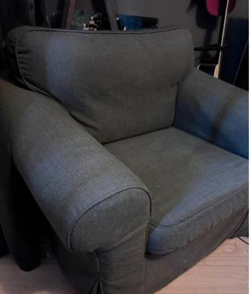 2 zits ikea ektorp bank hoezen, nagenoeg nieuw