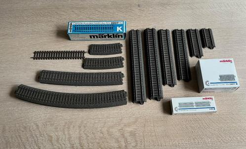 Marklin HO  C-rail + K-rail., Hobby en Vrije tijd, Modeltreinen | H0, Zo goed als nieuw, Rails, Wisselstroom, Märklin, Ophalen of Verzenden