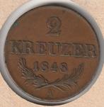 Oostenrijk, 2 kreuzer 1848 A, Ophalen of Verzenden, Oostenrijk, Losse munt