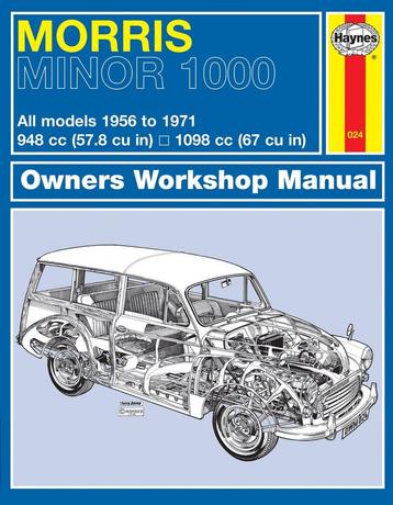 HAYNES Werkplaats handboek MORRIS MINOR 1956 - 1971 beschikbaar voor biedingen