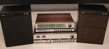 Philips Vintage Stereo Set met 22RH544 MFB Speakers  beschikbaar voor biedingen