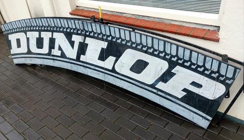 Dunlop LeMans brug reclamebord geen emaille, Verzamelen, Merken en Reclamevoorwerpen, Gebruikt, Reclamebord, Ophalen