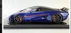 1:18 Frontiart Koenigsegg Regera Blue, Hobby en Vrije tijd, Modelauto's | 1:18, Ophalen of Verzenden, Nieuw, Auto, Overige merken