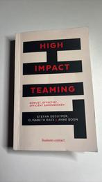 Anne Boon - High Impact Teaming, Ophalen of Verzenden, Gelezen, Anne Boon; Elisabeth Raes; Stefan Decuyper