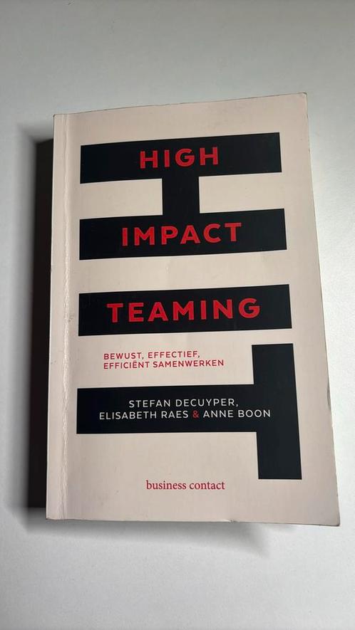 Anne Boon - High Impact Teaming, Boeken, Wetenschap, Gelezen, Ophalen of Verzenden