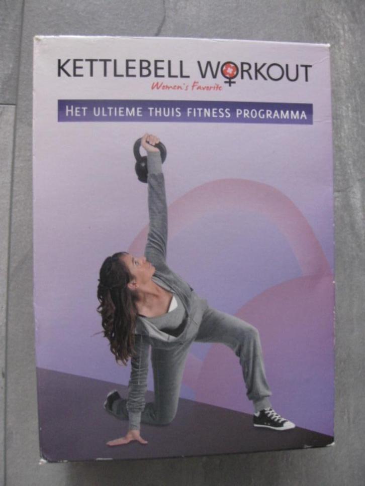 JESSE van der VELDE - KETTLEBELL WORKOUT originele 5-DVDBOX, Cd's en Dvd's, Dvd's | Sport en Fitness, Zo goed als nieuw, Cursus of Instructie