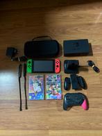 Nintendo Switch + Mario Kart 8 Deluxe & Pro Controller, Spelcomputers en Games, Racen en Vliegen, Ophalen of Verzenden, Zo goed als nieuw