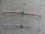 2 opvouwbare kledinghangers inklapbare klerenhanger, Gebruikt, Ophalen of Verzenden, Metaal