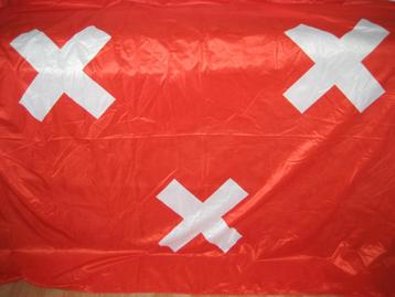 Hele grote vlag van Breda voor op de tribune van NAC beschikbaar voor biedingen