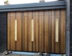 Garage pui kozijn met dubbele en enkele loopdeur red cedar, Ophalen, Deurkozijn, 225 cm of meer, Nieuw