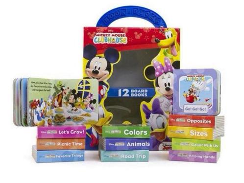 Disney Junior Mickey Mouse Clubhouse 12 boeken Engels leren, Boeken, Kinderboeken | Jeugd | 10 tot 12 jaar, Nieuw, Ophalen of Verzenden