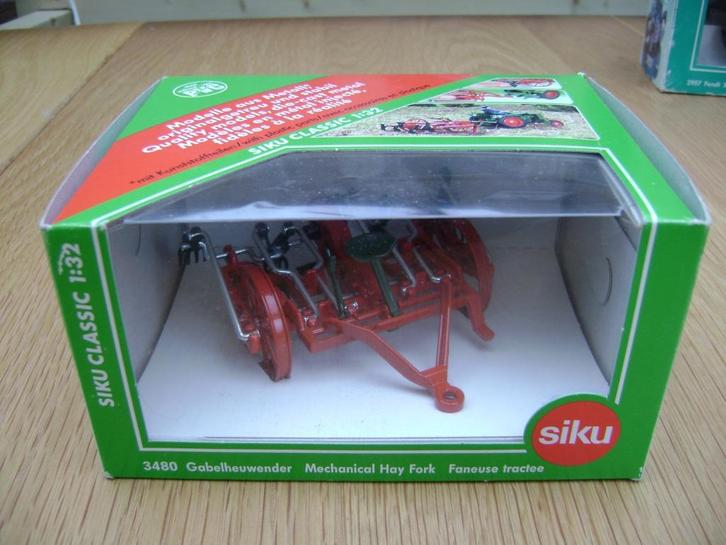 Vorkjes schudder van Siku stocknummer 3480, Hobby en Vrije tijd, Modelauto's | 1:32, Nieuw, Tractor of Landbouw, SIKU, Ophalen of Verzenden