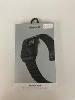 Nomad Titanium band voor Apple watch in doos nwprijs 249euro, Ophalen, Zo goed als nieuw, Zilver, IOS