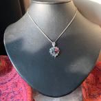 Robijn smaragd spinel hanger geluk beschermt passie liefde, Sieraden, Tassen en Uiterlijk, Kettingen, Ophalen of Verzenden, Nieuw
