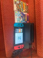 Nintendo Switch in uitstekende staat + games, 1 speler, Eén computer, Ophalen of Verzenden, Zo goed als nieuw