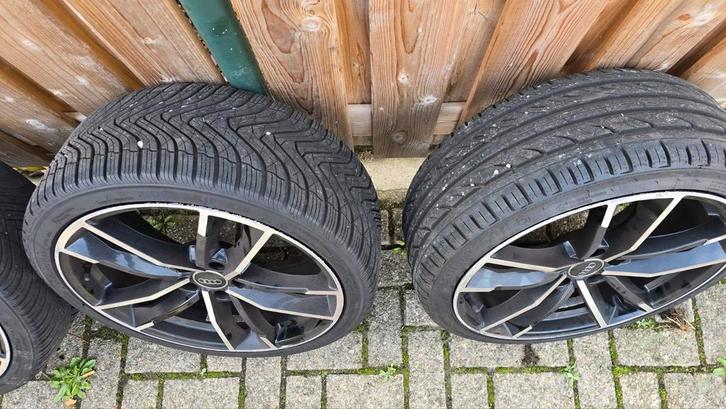 Audi a5 a6 Velgen met All-Season Banden, Auto-onderdelen, Banden en Velgen, Banden en Velgen, All Season, 19 inch, 245 mm, Personenwagen