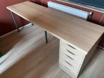 Groot ikea bureau met alex ladekast, Huis en Inrichting, Ophalen, Zo goed als nieuw