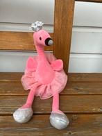 Knuffel ballerina flamingo met tule rok, Kinderen en Baby's, Ophalen of Verzenden, Gebruikt, Overige typen