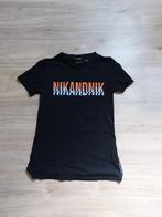 Zwart shirt van Nik&Nik, maat 164, Gebruikt, Meisje, Nik&Nik, Ophalen of Verzenden