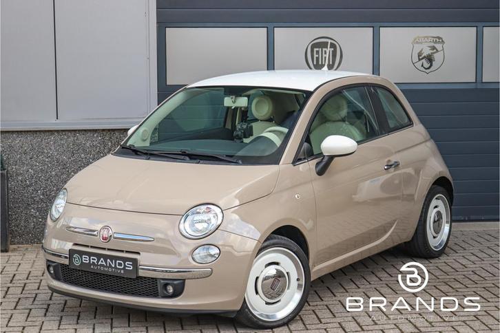 Fiat 500 0.9 TwinAir Vintage'57 2e eig Vol opties NL auto Un, Auto's, Fiat, Bedrijf, Te koop, ABS, Airbags, Airconditioning, Alarm