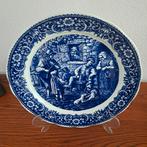 Delfts Blauw Bord - Boch Belgium, Antiek en Kunst, Ophalen of Verzenden