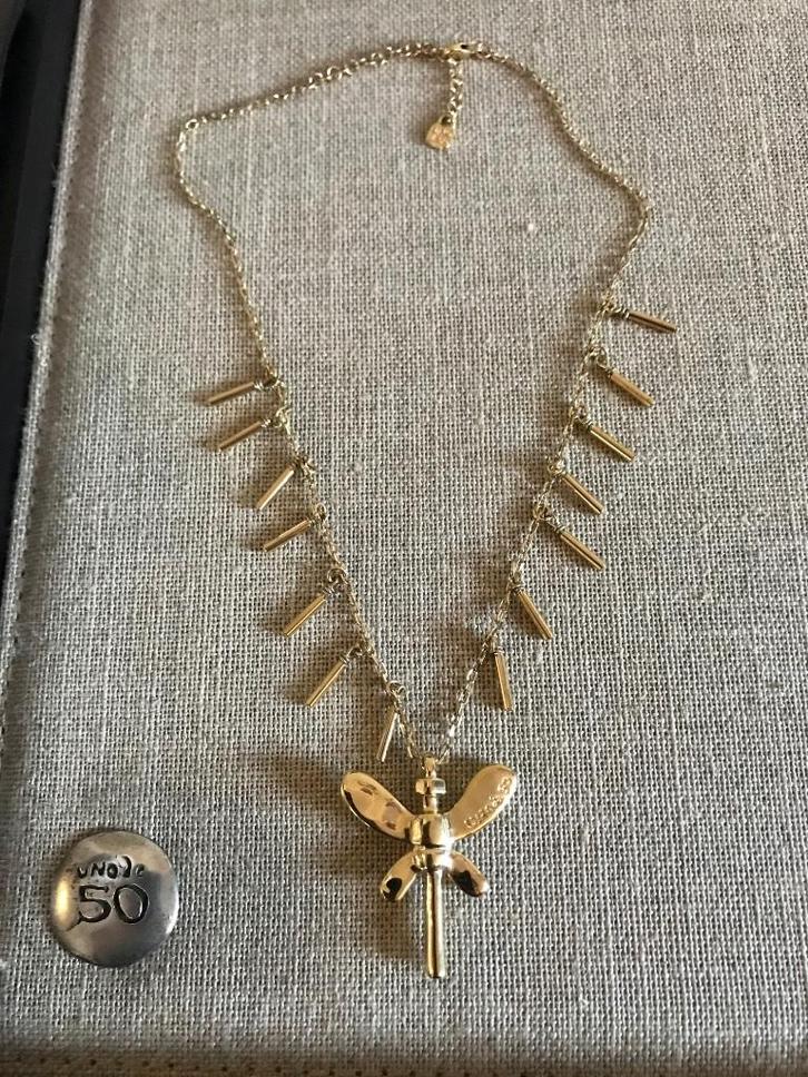 Uno de 50 ketting (137) (199,- = 119,50) just be gold, Sieraden, Tassen en Uiterlijk, Kettingen, Nieuw, Overige materialen, Goud