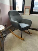 Schommelstoel lichtblauw/ grijs, Ophalen, Zo goed als nieuw, Stoel(en)