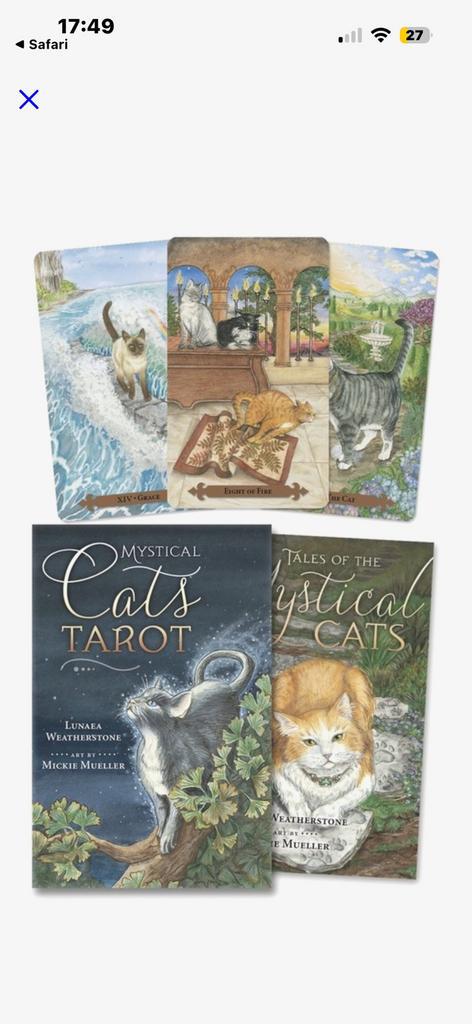 Mystical Cats Tarot deck, Boeken, Esoterie en Spiritualiteit, Zo goed als nieuw, Ophalen of Verzenden