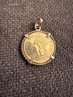 Gouden 1 dollar Lady Liberty 1868 zeldzaam, Overige voorstellingen, Ophalen of Verzenden, Zo goed als nieuw, Goud