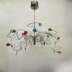 Vintage hanglamp harco loor stijl, Huis en Inrichting, Lampen | Hanglampen, Harco, Harco, Ophalen of Verzenden, Minder dan 50 cm