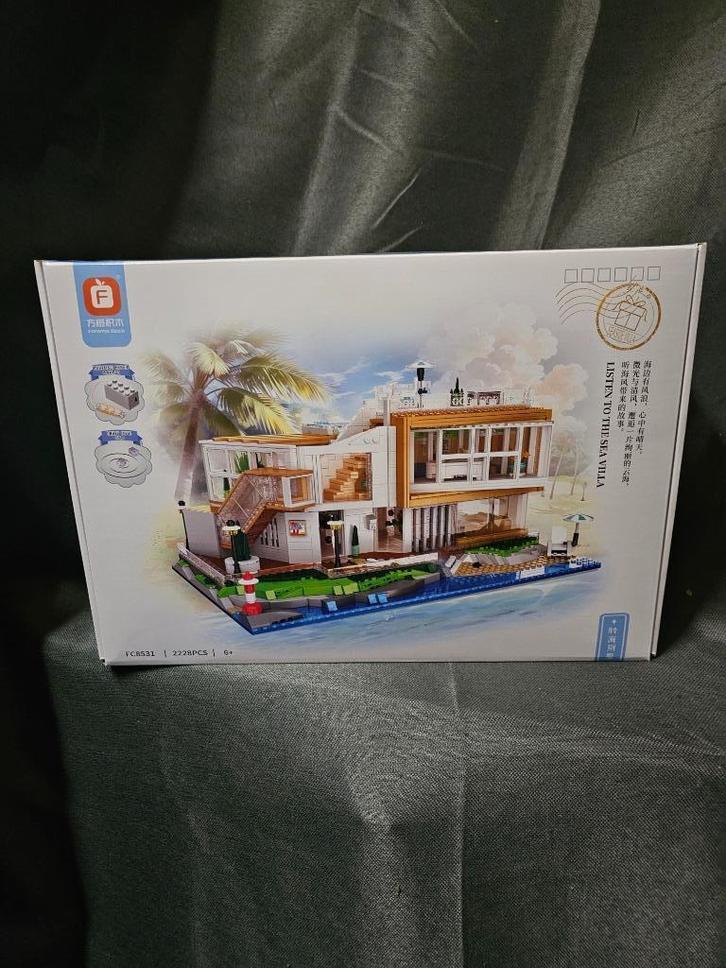 Lepin /Strand Villa/Nieuw/Moc/Bouwstenen/Streetview, Kinderen en Baby's, Speelgoed | Bouwstenen, Nieuw, Ophalen of Verzenden