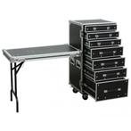 Power Dynamics PD-FA5 7 Laden flightcase met tafel, Ophalen, Zo goed als nieuw, Overige instrumenten, Flightcase