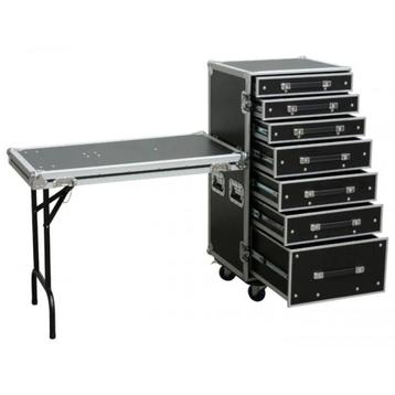 Power Dynamics PD-FA5 7 Laden flightcase met tafel beschikbaar voor biedingen