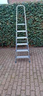 huishoudtrap 6 treden, Doe-het-zelf en Verbouw, Ophalen, Gebruikt, Trap, Opvouwbaar of Inschuifbaar