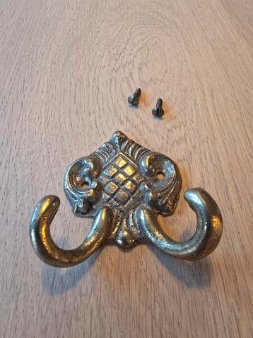 Prachtige antieke koperen Art Nouveau kapstok/kleding haak  beschikbaar voor biedingen