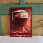 Reclame bord toonbank display Chimay Trappiste origineel, Verzamelen, Biermerken, Overige merken, Reclamebord, Plaat of Schild