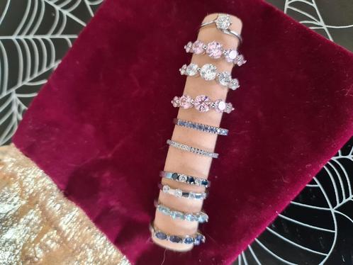 23 zilveren ringen te koop, Sieraden, Tassen en Uiterlijk, Ringen, Zo goed als nieuw, Zilver, Zilver, Ophalen