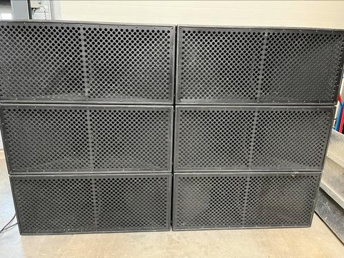 6x Bandpass sub (2x18 inch) B&C geladen 2800w RMS, Audio, Tv en Foto, Luidsprekers, Gebruikt, Subwoofer, 120 watt of meer, Overige merken