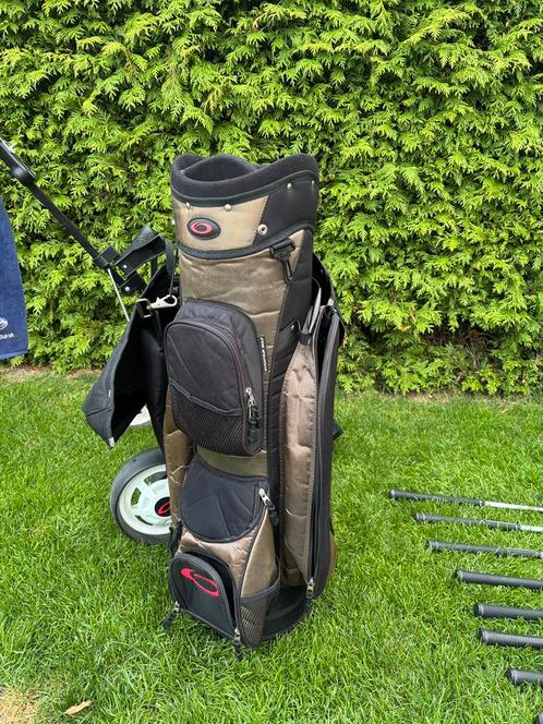Golftas, trolley, golfclubs links!, tees en ballen compleet, Sport en Fitness, Golf, Zo goed als nieuw, Overige merken, Ophalen