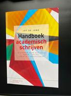 Handboek Academisch Schrijven - Joy de Jong, Alpha, Uitgeverij Coutinho, Ophalen of Verzenden, WO