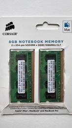 Mac notebook memory 2x 1GB, Computers en Software, RAM geheugen, 2 GB, Ophalen of Verzenden, Laptop, Zo goed als nieuw