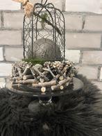 Mooi setje etagere krans soort stolpje van draard en bal, Ophalen of Verzenden, Zo goed als nieuw