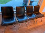 Eettafel stoelen, Huis en Inrichting, Stoelen, Ophalen, Gebruikt, Zwart, Vier