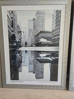 Mario de Biasi Park Avenue, NYC 1964 68 x 88 met lijst, Ophalen, Zo goed als nieuw, 50 tot 75 cm, 75 cm of meer