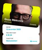 Guus Meeuwis, 2 Golden Circle tickets, 12 dec, Tickets en Kaartjes, Twee personen, December, Pop