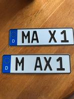 Twee kentekenplaten met tekst 'MAX 1', Ophalen of Verzenden, Zo goed als nieuw, Formule 1