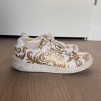 Versace Jeans Couture sneakers wit/goud – maat 39, Wit, Ophalen of Verzenden, Sneakers of Gympen, Zo goed als nieuw