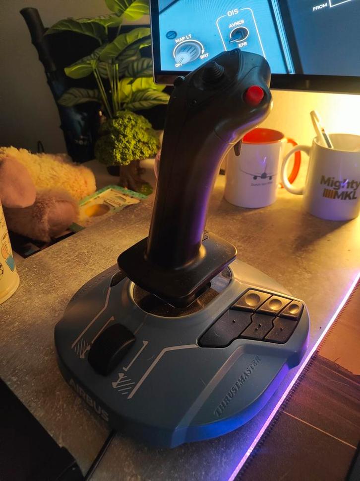 Thrustmaster TCA Sidestick Airbus Edition, Computers en Software, Joysticks, Zo goed als nieuw, Ophalen of Verzenden